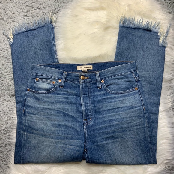 Madewell / Rivet & Thread Retro Straight Jeans - Picture 4 of 8